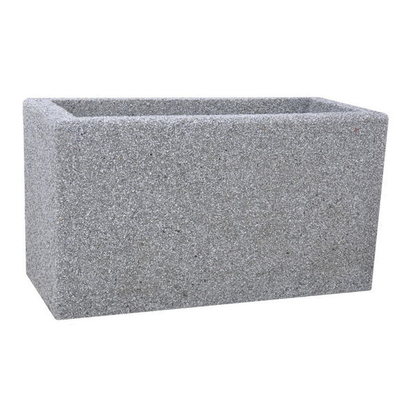 Phillip Rectangular Concrete Planter 90x40x50 cm