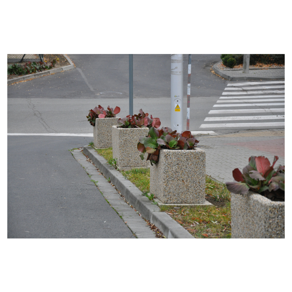 Phillip Rectangular Concrete Planter 90x40x50 cm – photo 4