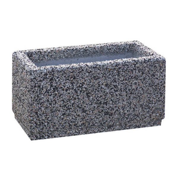 Michele Rectangular Concrete Planter 60 x 30 x 32 cm