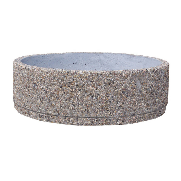 Chiara Round Concrete Planter 110x40 cm