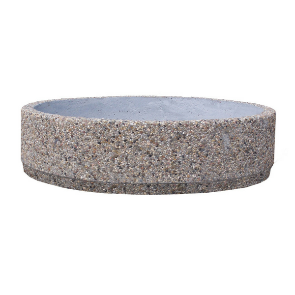 Cristian Round Concrete Planter 110x30 cm
