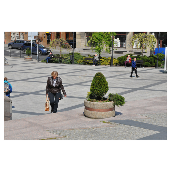 Izydor Round Concrete Planter 95 x 50 cm – photo 6