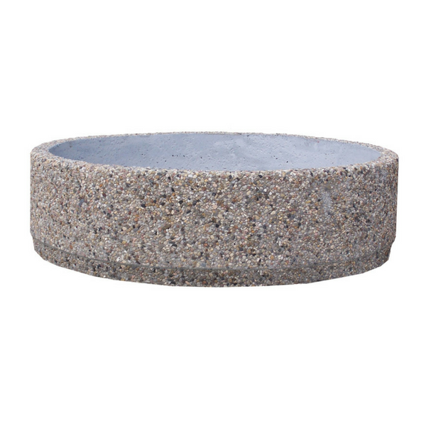 Sławomira Round Concrete Planter 90 x 30 cm
