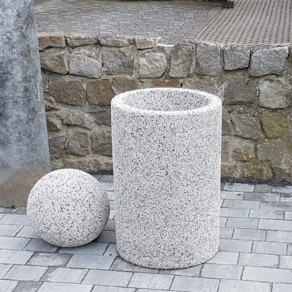 Allan Round Concrete Planter 50 x 75 cm – photo 6