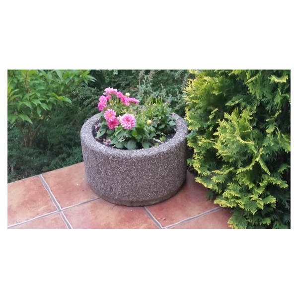 Carolina Round Concrete Planter 50x30 cm – photo 5