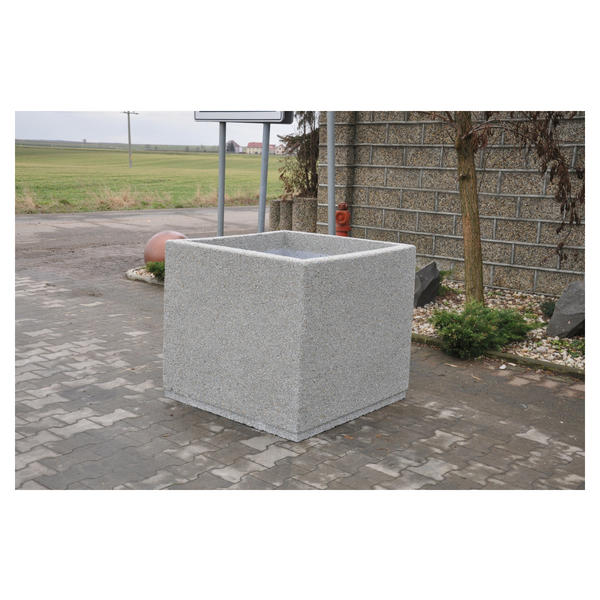 Zbyszko Square Concrete Planter 90x90x80 cm – photo 2