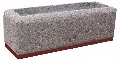 Leona concrete planter 120 x 40 cm, 300 kg