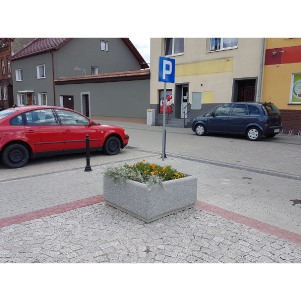 Bronisław Square Concrete Planter 100 x 100 x 50 cm – photo 4