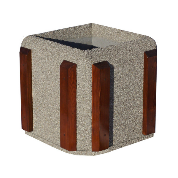 Teodora Square Concrete Planter 60x60x60 cm