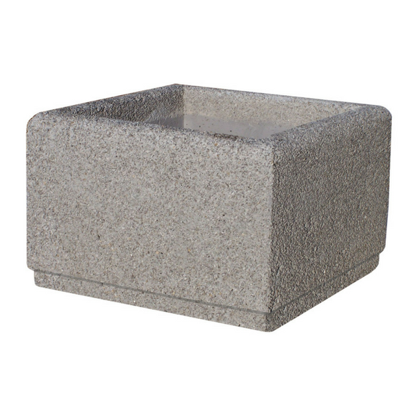 Antoine square concrete planter 60x60x40 cm