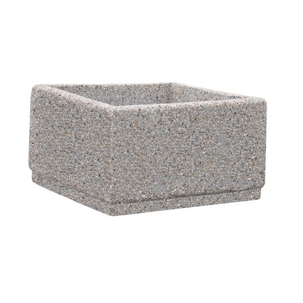Inga square concrete planter 60x60x36 cm