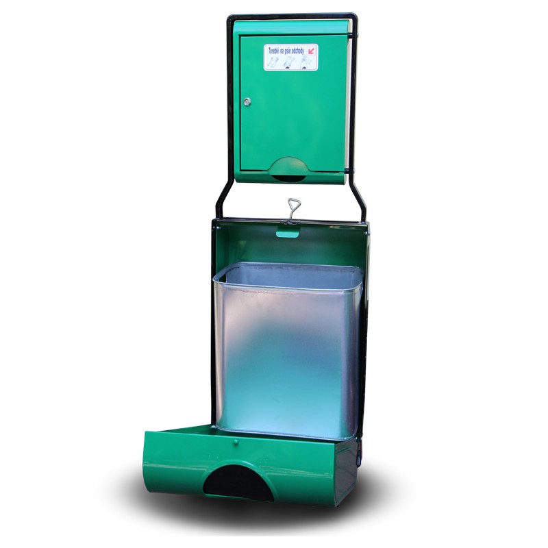 Scott dog waste bin 50 l, height 150 cm – photo 2
