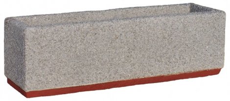 Jan rectangular concrete planter 100 x 30 cm