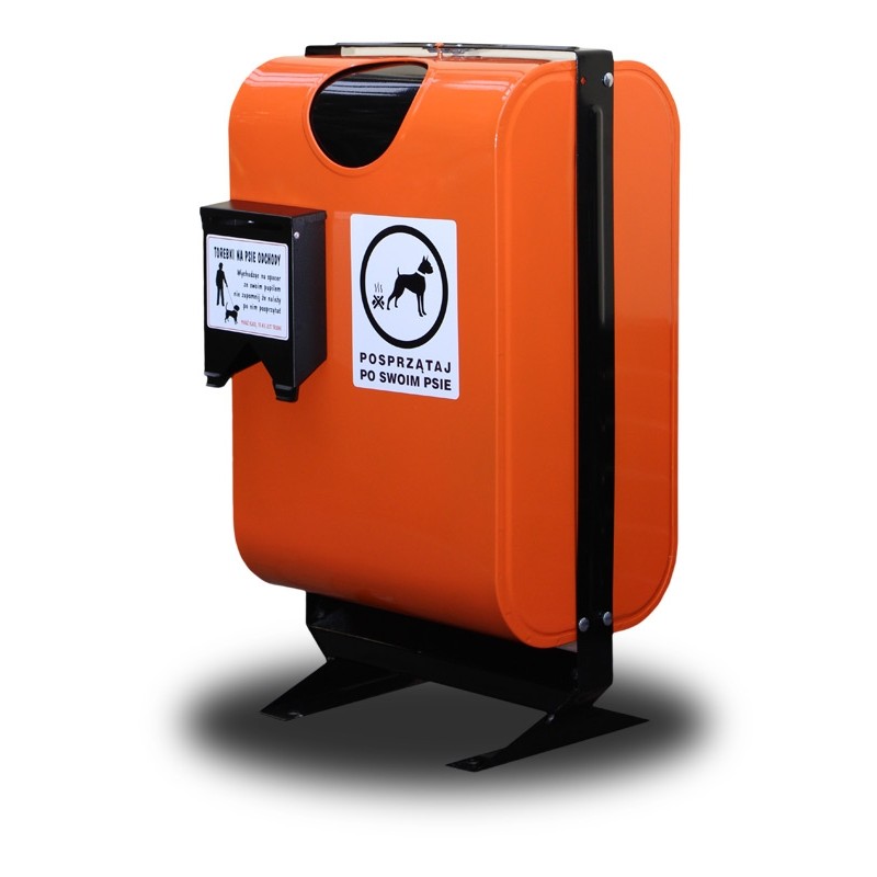 Scott dog waste bin 50 l, height 80 cm – photo 5