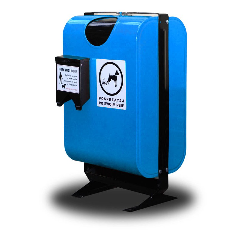 Scott dog waste bin 50 l, height 80 cm – photo 6