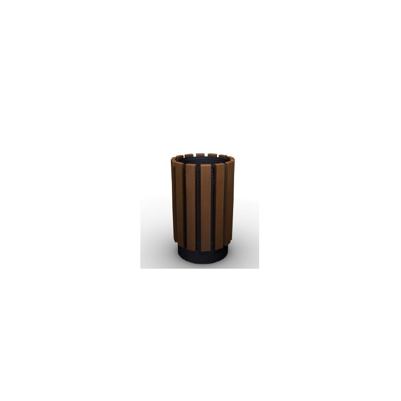 Sebastian steel litter bin 35 l or 60 l