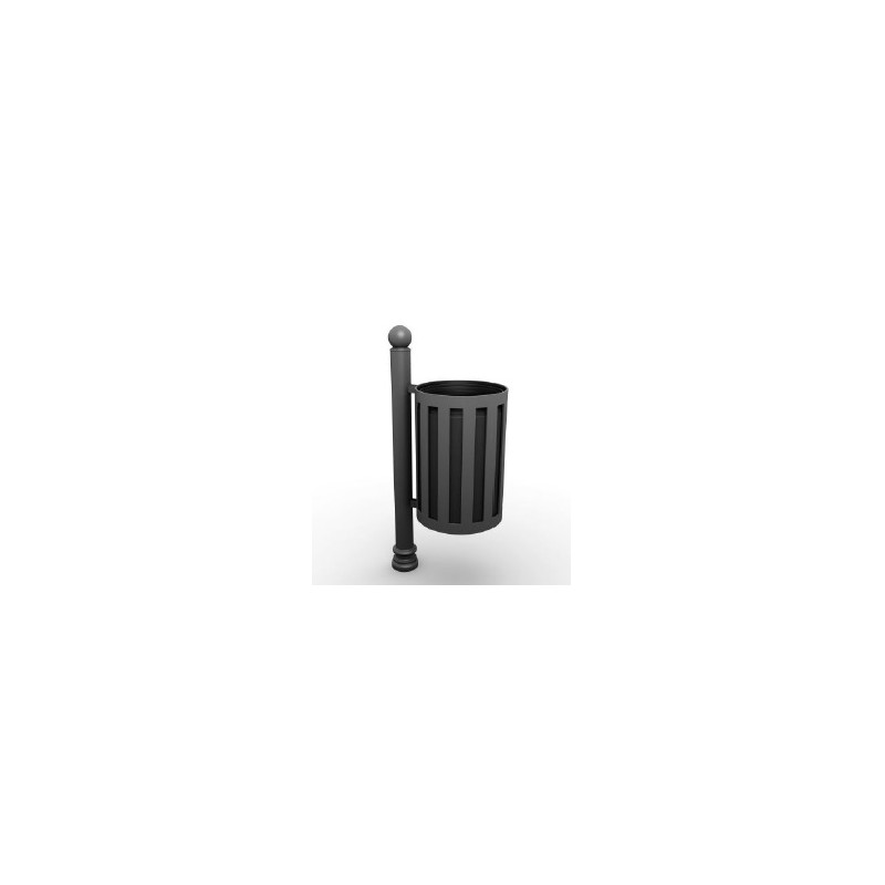 Lucia Steel and Cast Iron Litter Bin 35 l