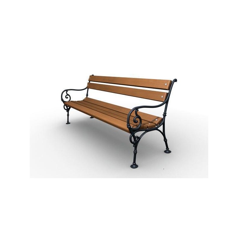 Jolanta Park Bench with Backrest 180 cm