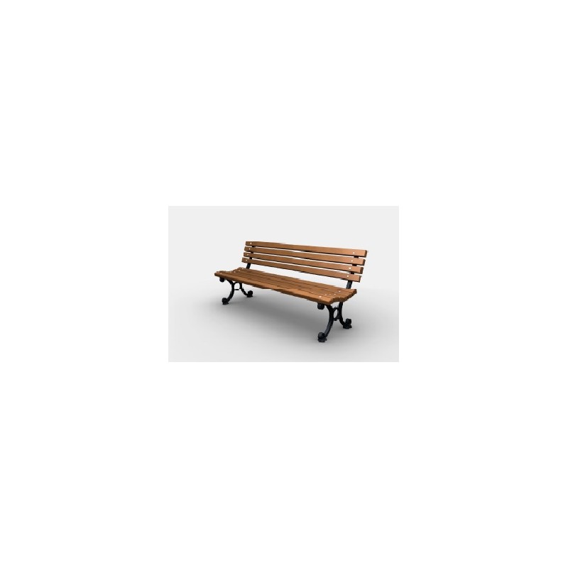 Jasmin Park Bench with Backrest 180 cm