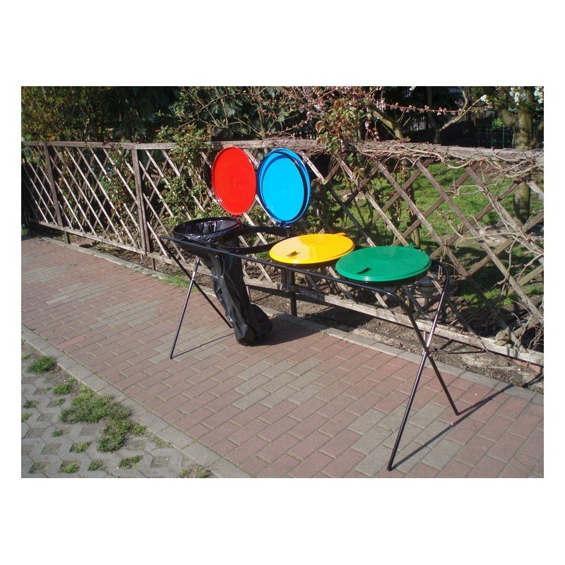 Kuba Quadruple Bag Holder 4 x 120 l