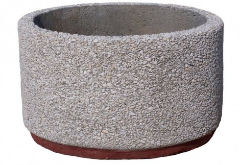 Oswald round concrete planter, diameter 70 cm