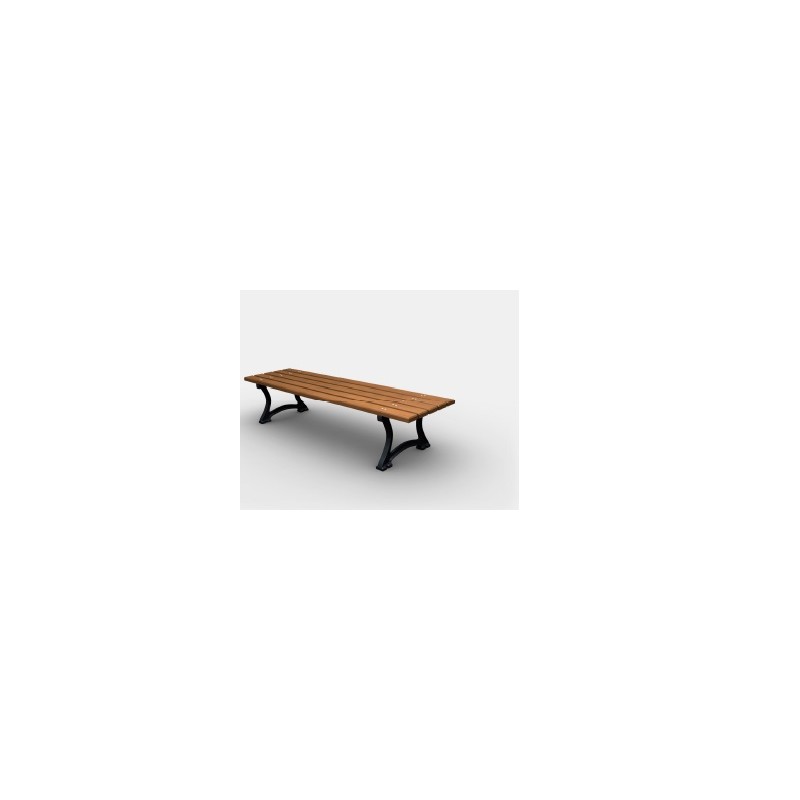 Amelia Thick Urban Bench without Backrest 180 cm