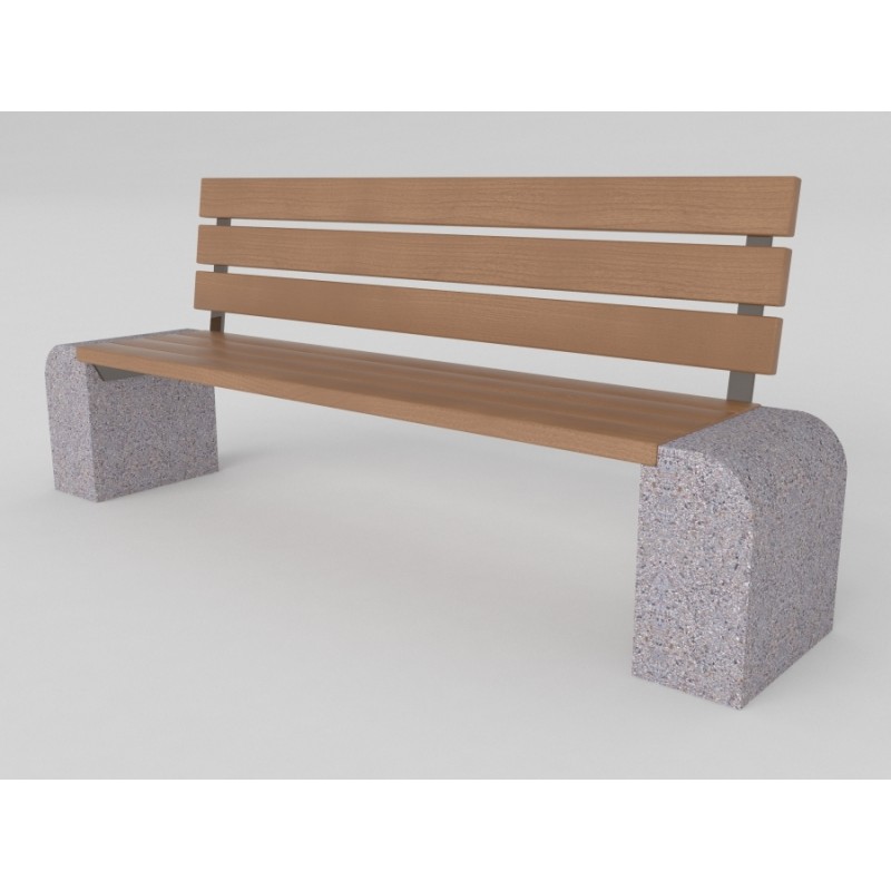Simon Concrete Bench 180 cm