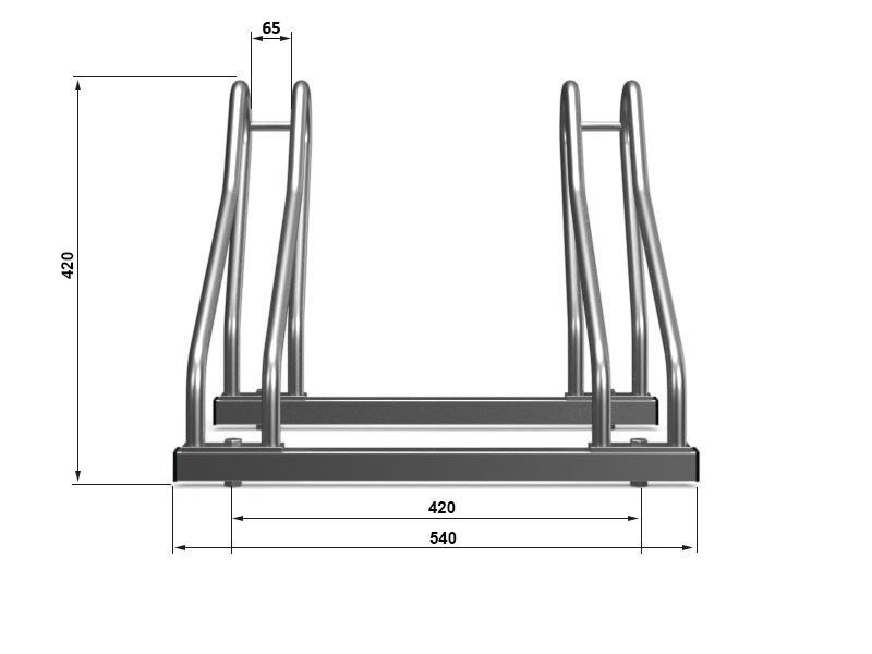 Bogdana Bike Rack, 2 Spaces – photo 6