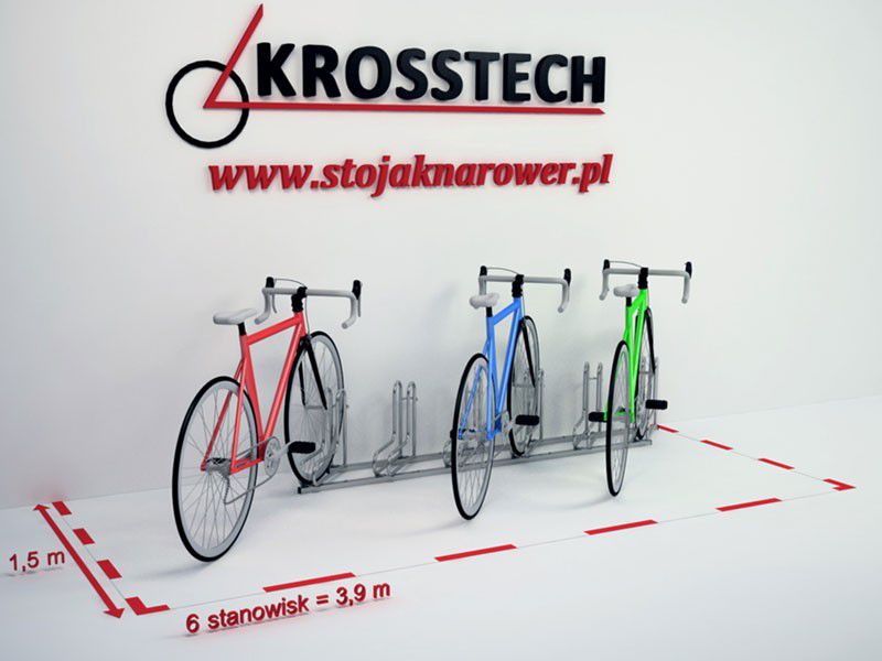 Elsa Bike Rack, 6 Spaces – photo 8