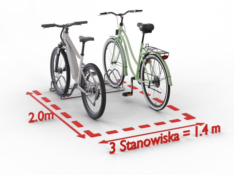 Kornel Bike Rack, 3 Spaces – photo 12