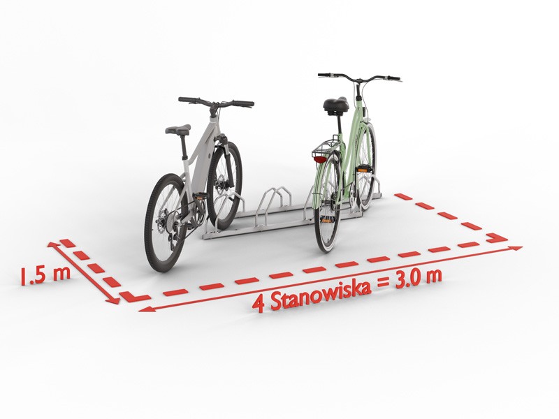 Kornel bike rack, 4 spaces – photo 11