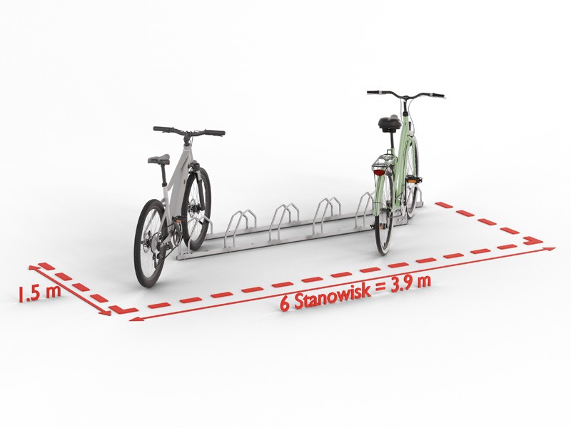 Kornel bike rack, 6 spaces – photo 12