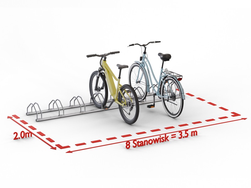 Kornel bike rack, 8 spaces – photo 11