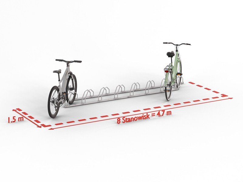 Kornel bike rack, 8 spaces – photo 12