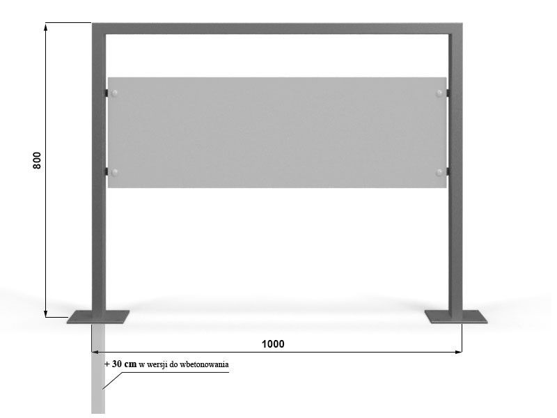 Jana bike rack with sign panel and graphics – photo 6