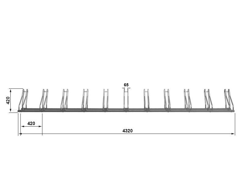 Bogdana 11-Space Bike Rack – photo 6