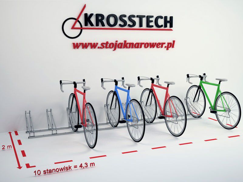 Stojak rowerowy Bogdana 10 stanowisk – foto 5
