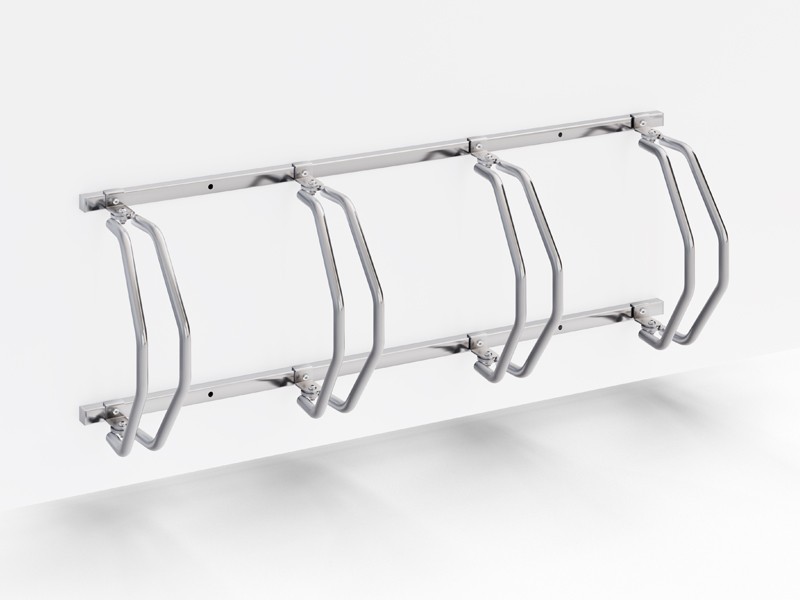 Kornel Wall-Mounted Bike Rack 4 Spaces