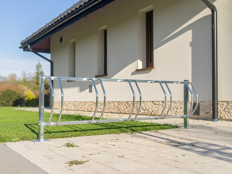Stojak rowerowy Kornel 5 stanowisk pionowy – nuotrauka 4