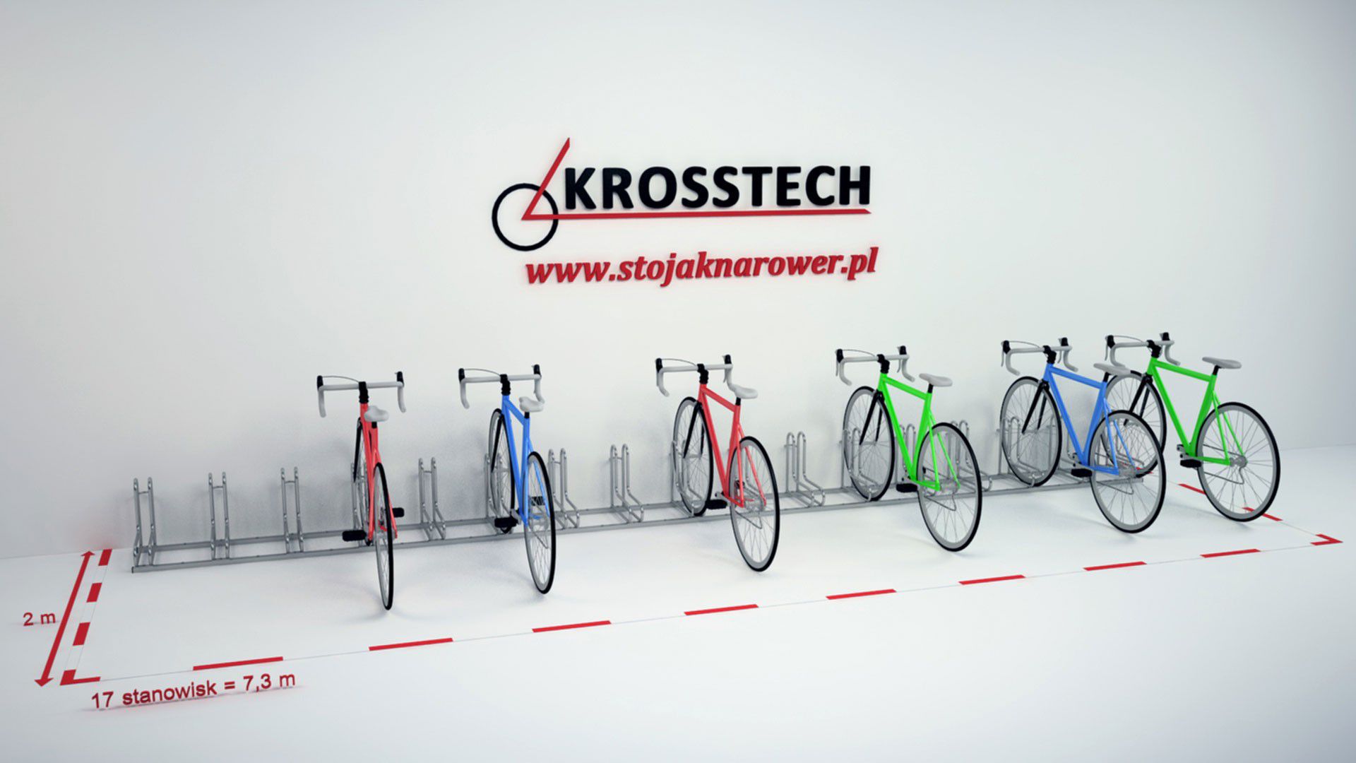 Elsa 17-Space Bike Rack – photo 7