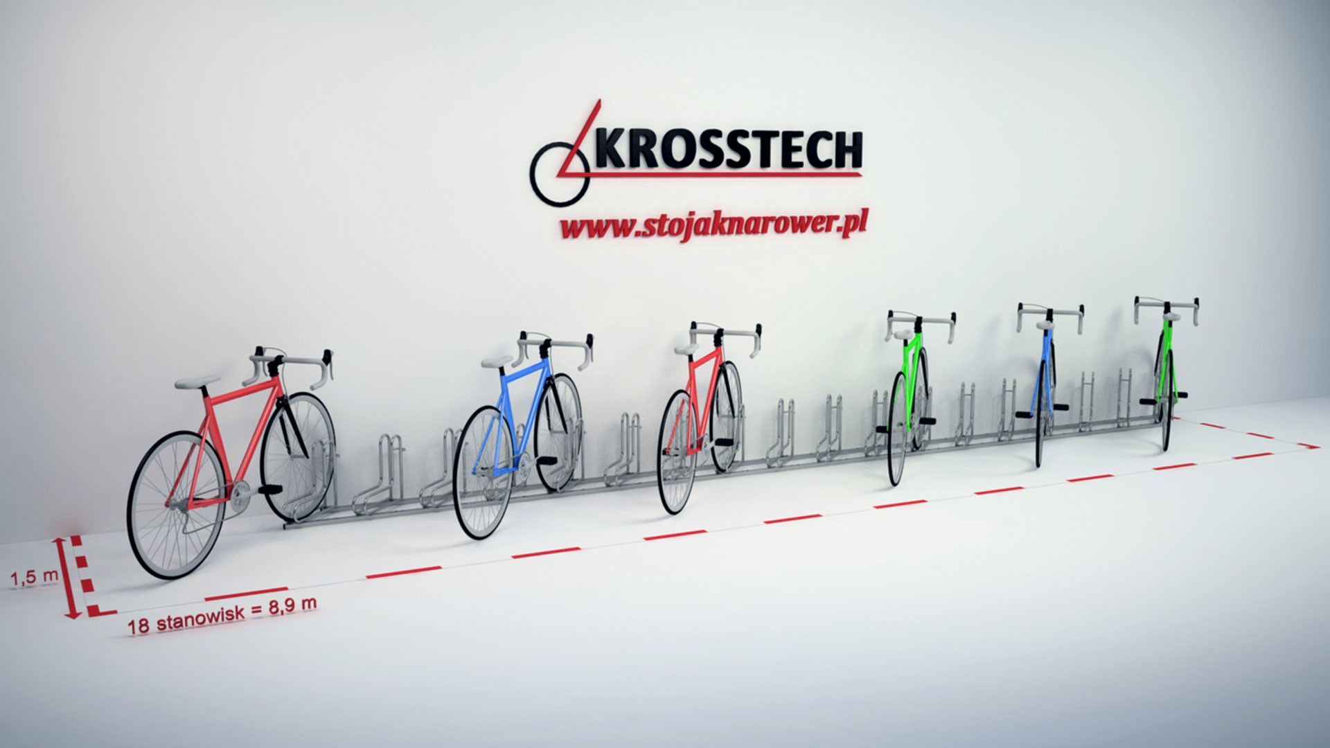 Elsa 18-Space Bike Rack – photo 6