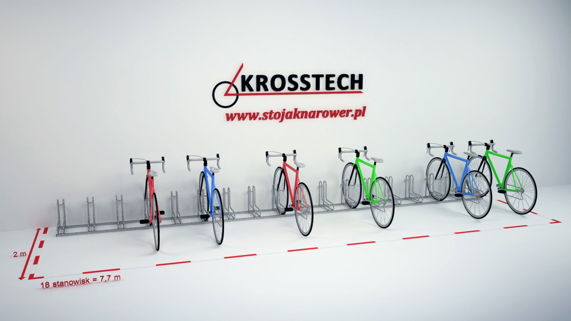 Elsa 18-Space Bike Rack – photo 7