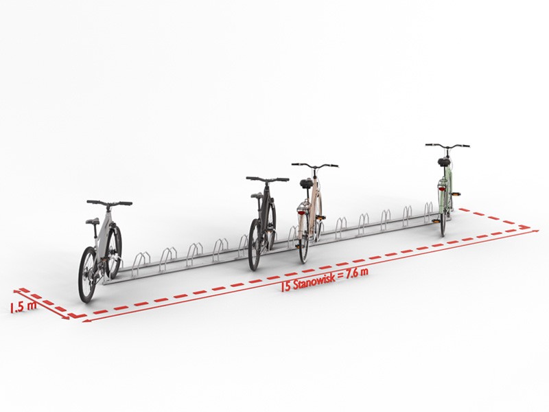 Fahrradständer Kornel 15 Stellplätze – Foto 11
