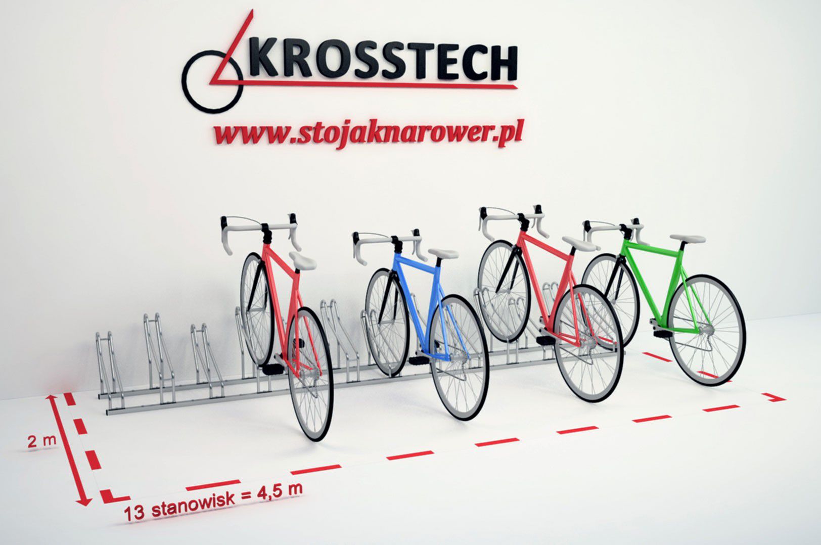 Stojan na kola Kasper pro 13 kol – fotografie 6