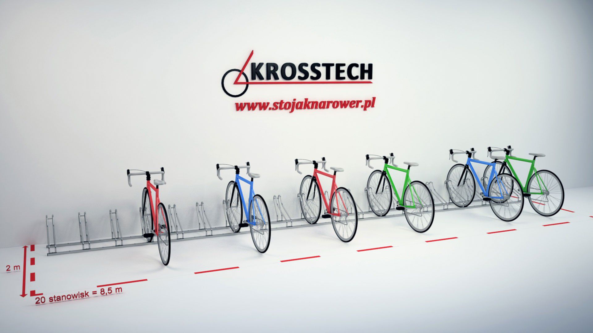 Stojak rowerowy Bogdana 20 stanowisk – foto 6