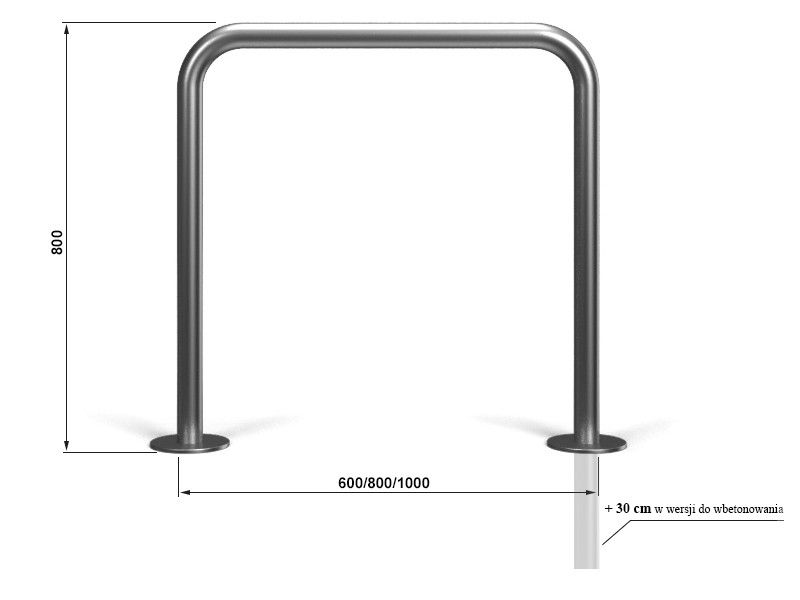 Bogdan Stainless Steel Bike Rack – photo 4