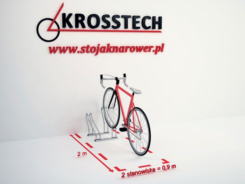 Stojak rowerowy Kasper 2 stanowiska – fotografija 5