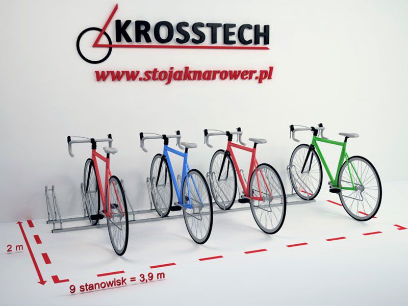 Bogdana 9-bike stainless steel bike rack – photo 5