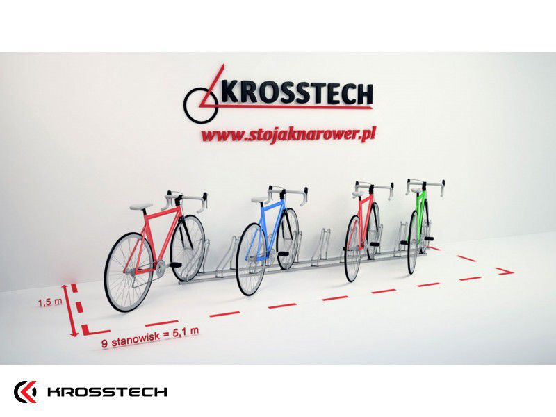 Bogdana 9-bike stainless steel bike rack – photo 6