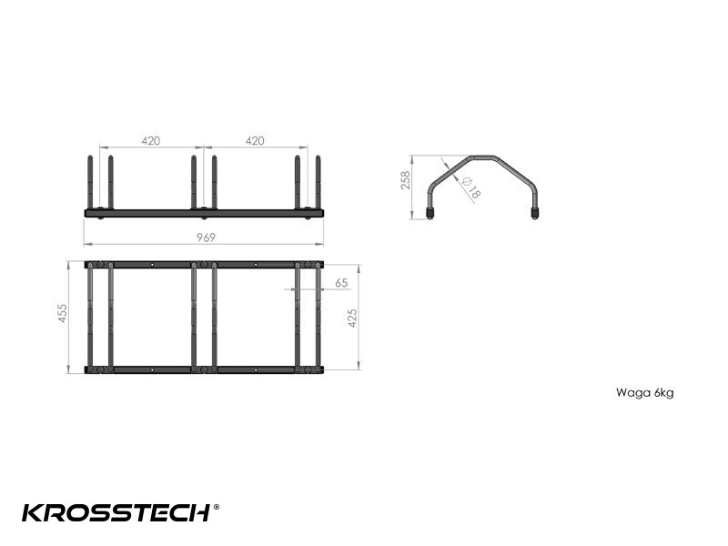 Kornel 3-Space Stainless Steel Bike Rack – photo 8